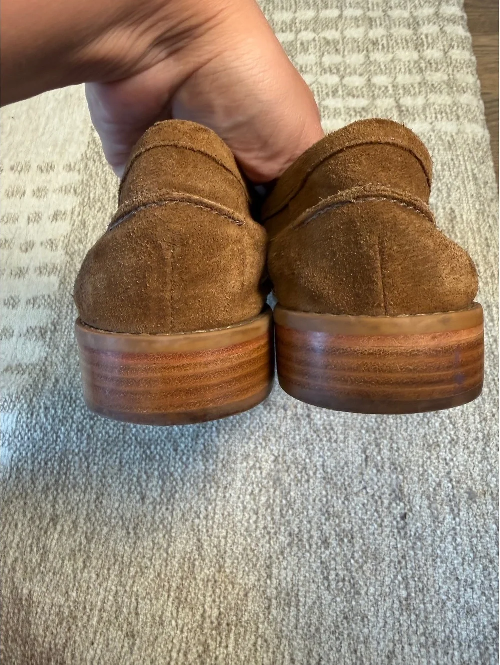 Cinq à Sept Brown Suede  Amour Women's Loafers